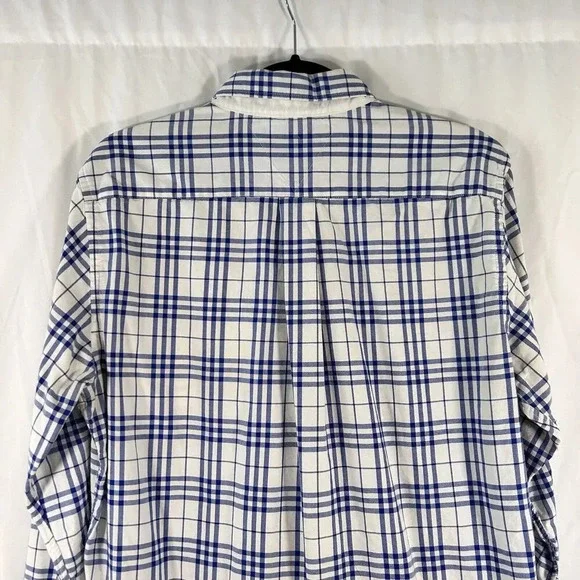 Tommy Hilfiger Dress Shirt Men's Medium Plaid Button Up Long Sleeve Heritage - Picture 7 of 8